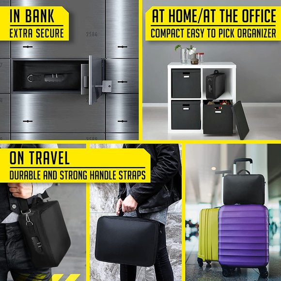 Fireproof and waterproof document bag - Picture 2 of 2